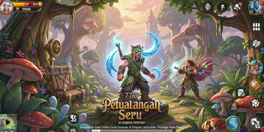 Gameplay seru 77RP dengan petualangan mendebarkan di dunia fantastik.