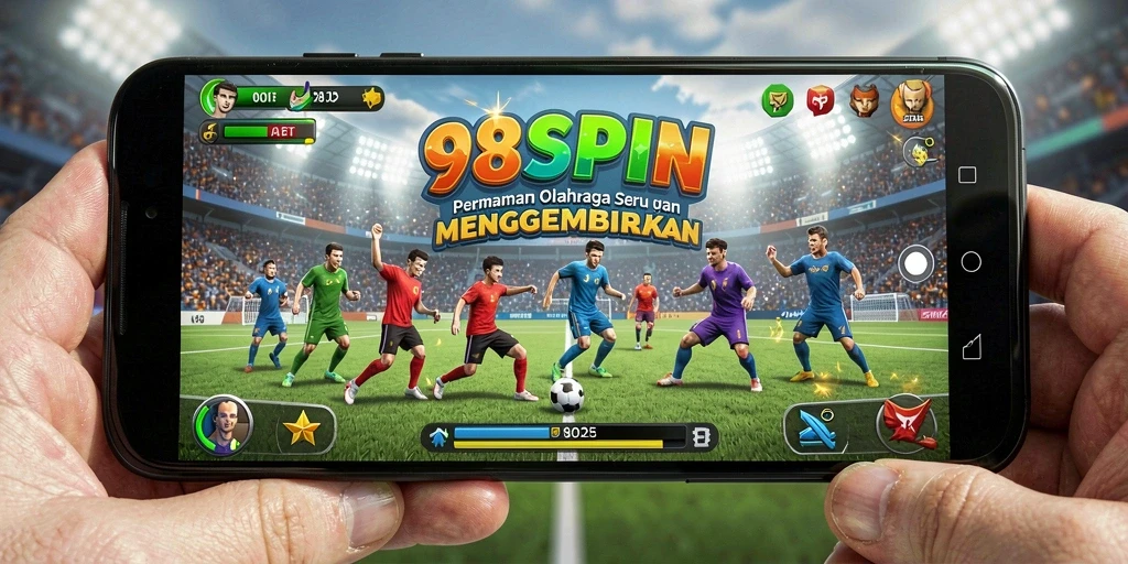 Tampilan gameplay 98SPIN yang penuh aksi dan tantangan olahraga.