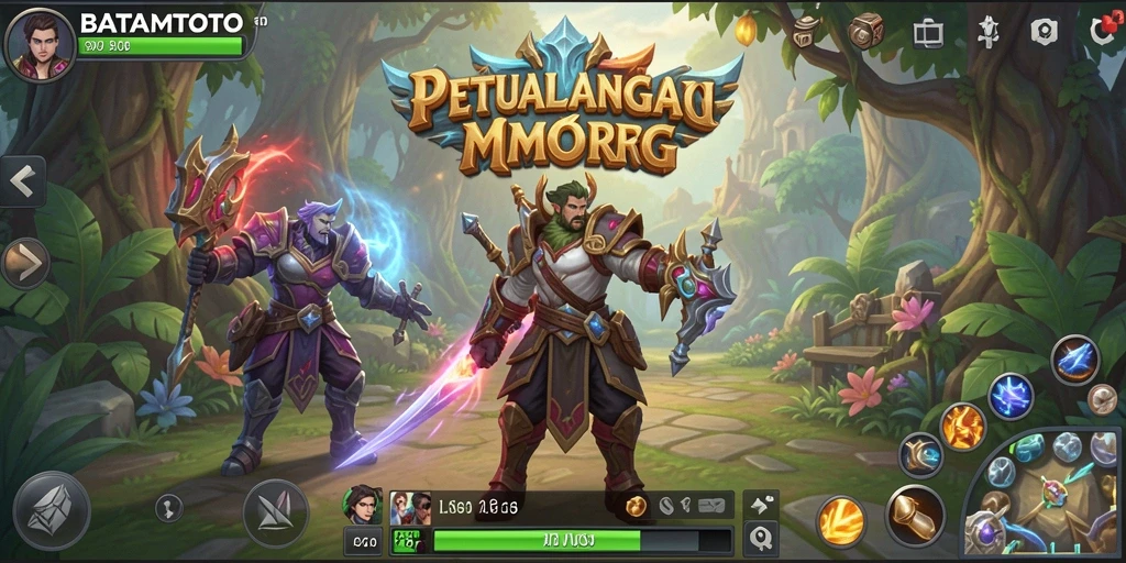 Tampilan gameplay seru dari BATAMTOTO dalam dunia MMORPG.