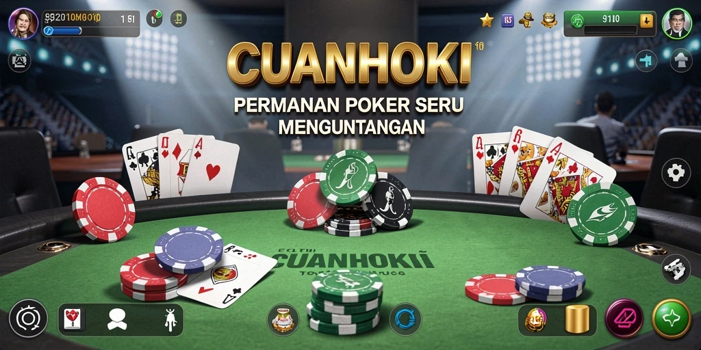 Gambaran gameplay <strong>CUANHOKI</strong> yang intens dan mendebarkan.