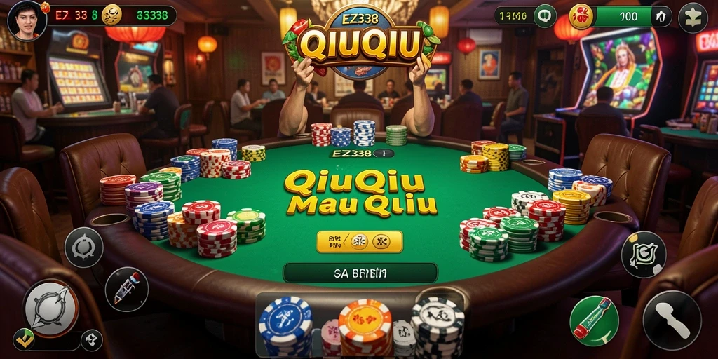 Gameplay seru dan penuh intrik dari EZ338 QiuQiu.