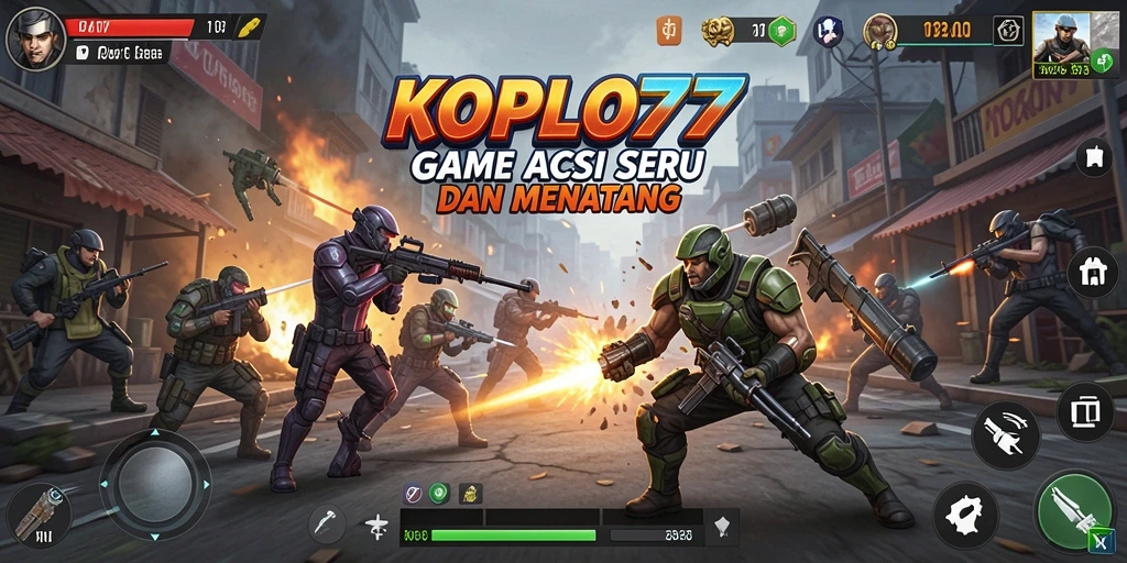 Tampilan gameplay KOPLO77 yang penuh aksi dan grafis menawan.
