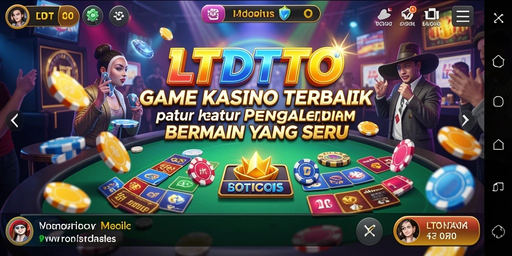 Tangkapan layar LTDTOTO menunjukkan pengalaman bermain Kasino yang mendebarkan.