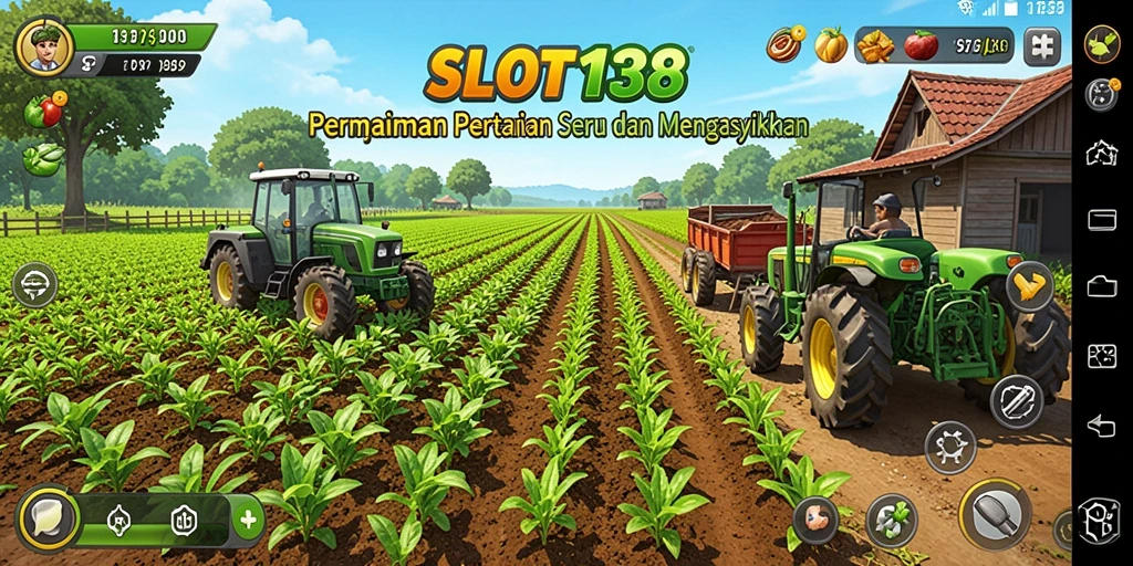 Tampilan gameplay menarik dari pertanian di SLOT138.